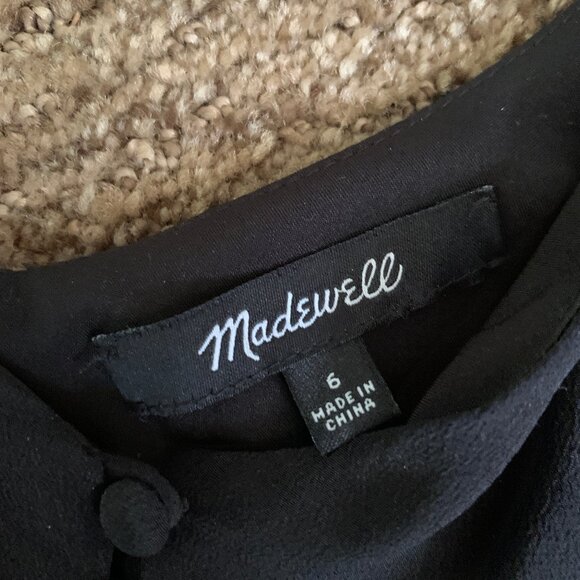 Madewell Silk Button-Down Cami Top - Picture 2 of 4